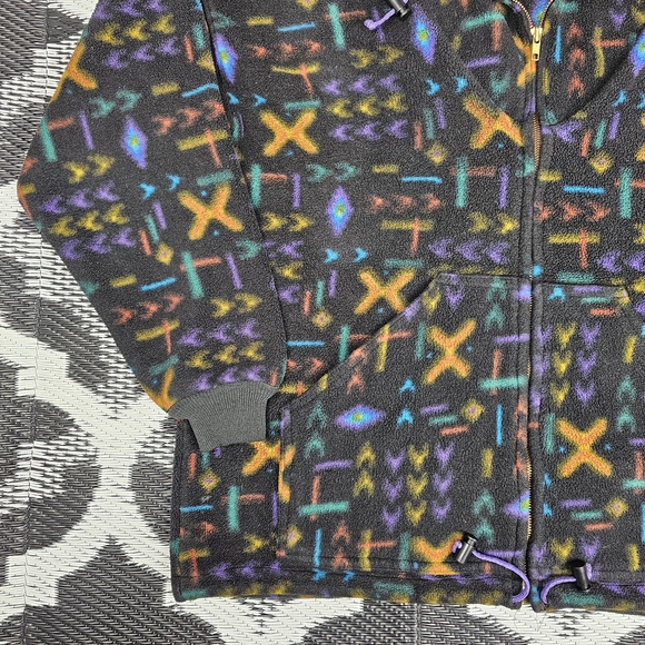 Multicolor Patterned Ski Jacket - Picture 4 of 13